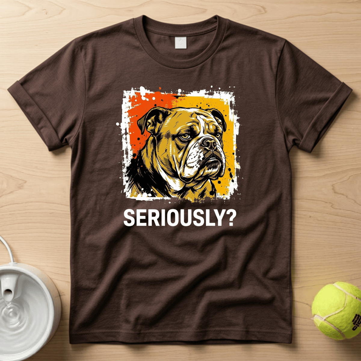 Bulldog x Seriously T-shirt