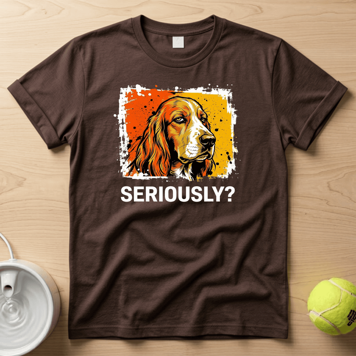English Cocker Spaniel x Seriously T-Shirt