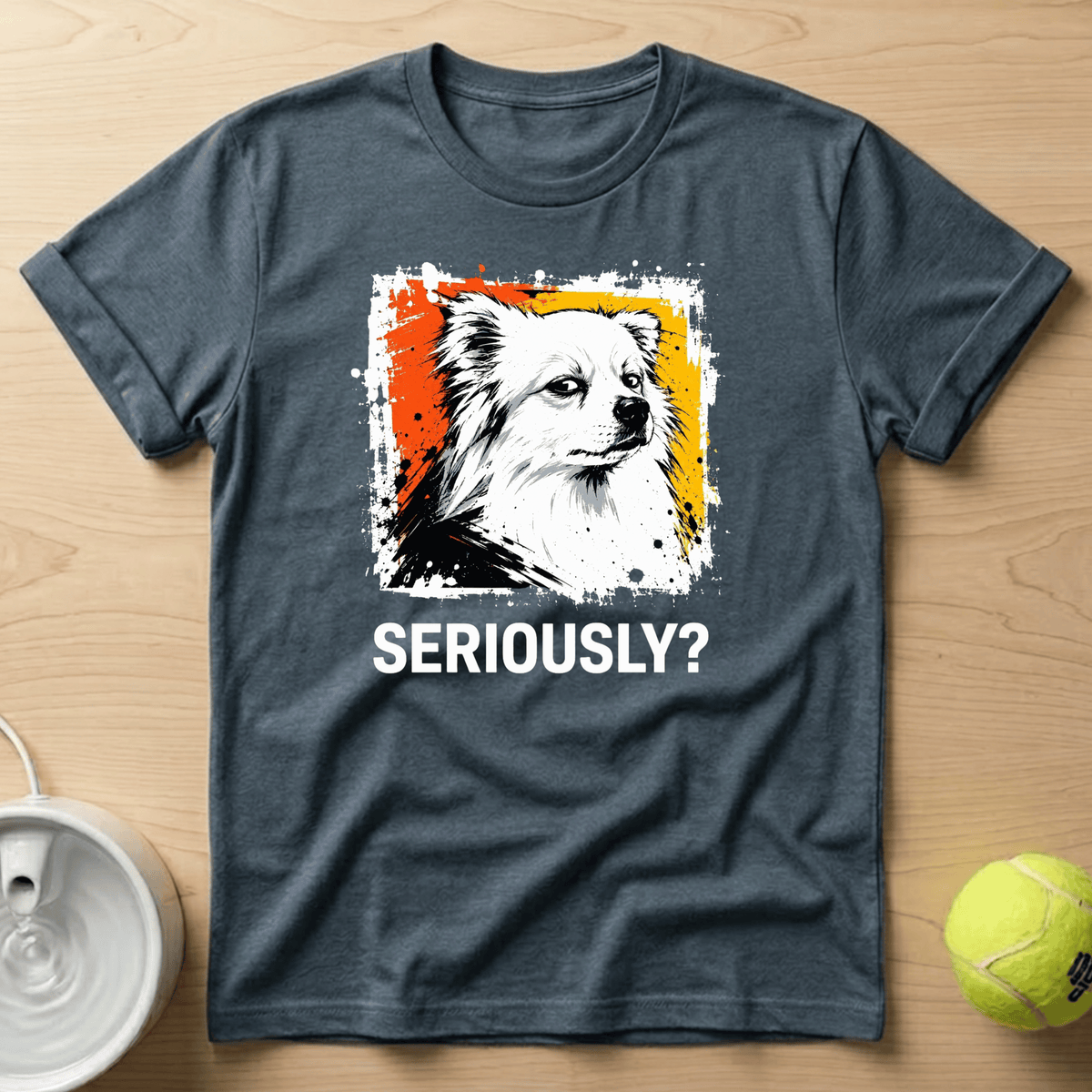 Japanese Spitz x Seriously T-shirt