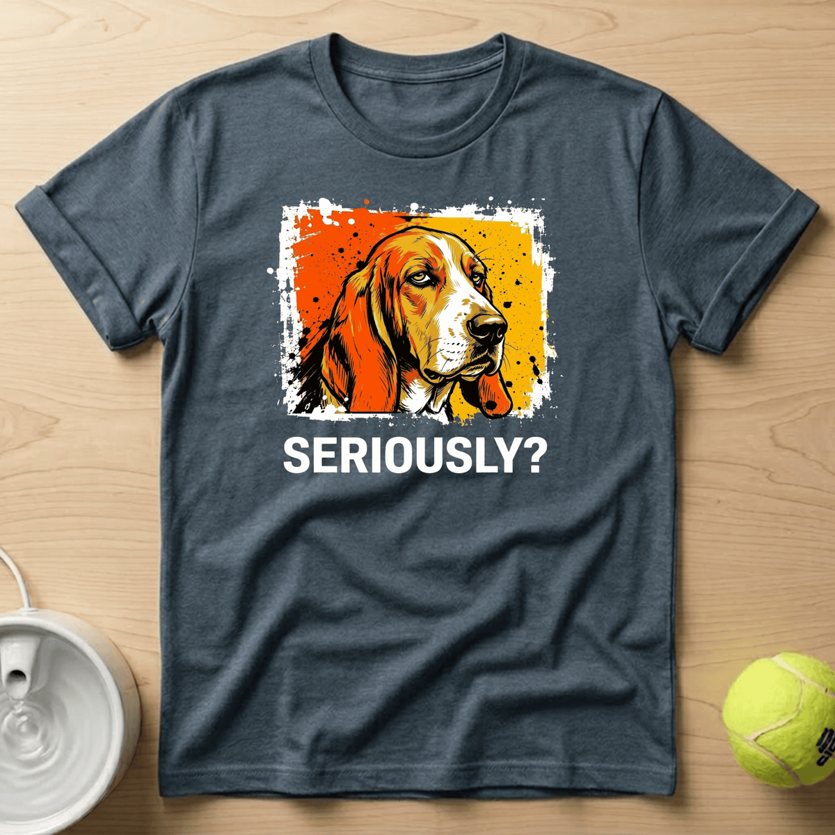 Basset Hound x Seriously T-Shirt
