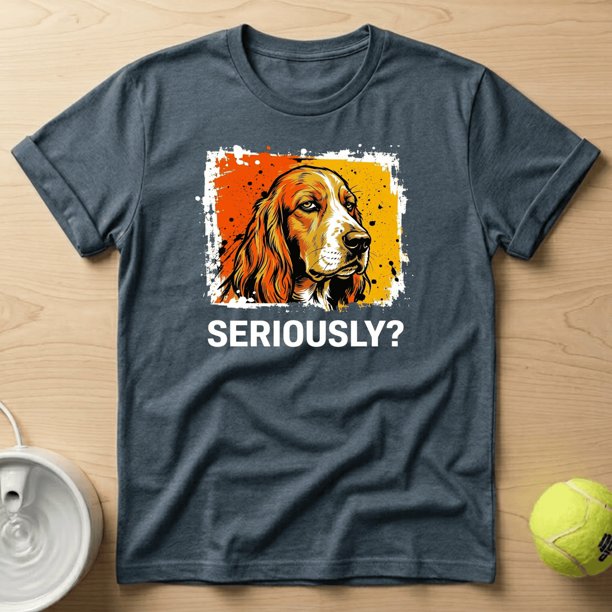 English Cocker Spaniel x Seriously T-Shirt