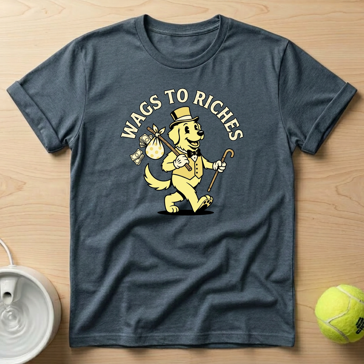 Golden Retriever x Wags to Riches - T-Shirt