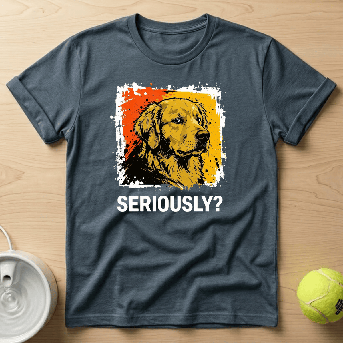 Golden Retriever x Seriously T-shirt