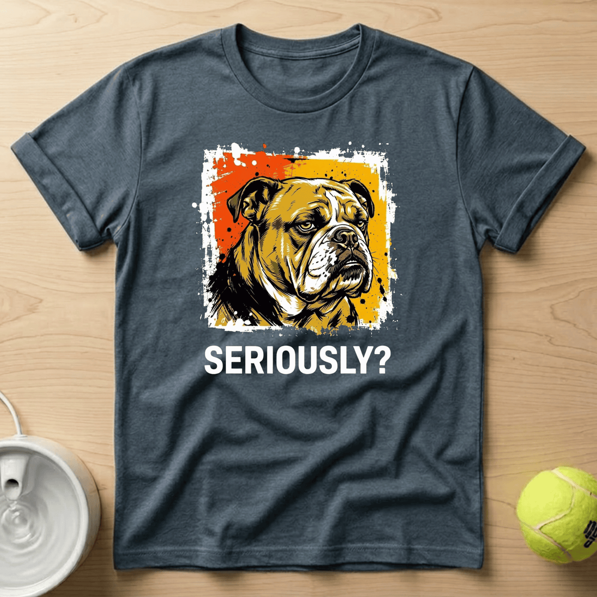 Bulldog x Seriously T-shirt