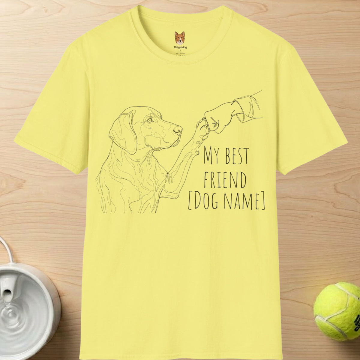 Personalize German Shorthaired Pointer x Best Friend Paw Bump- T-Shirt