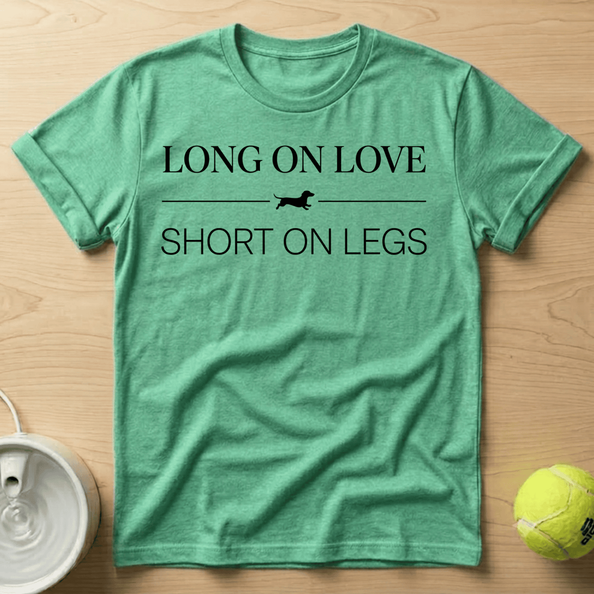 Dachshund x Long on Love, Short on Legs - T-Shirt