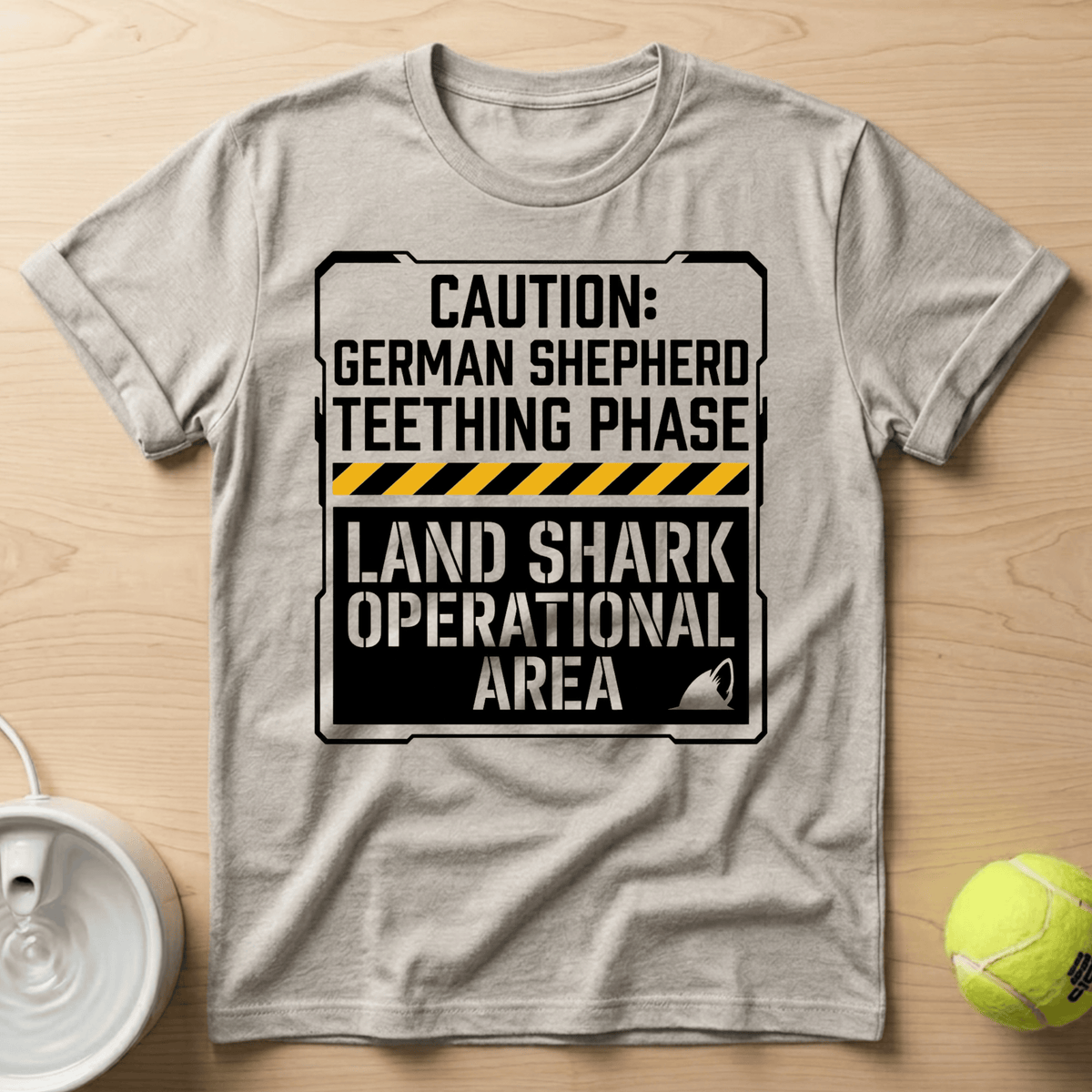 German Shepherd x Land Shark - T-Shirt