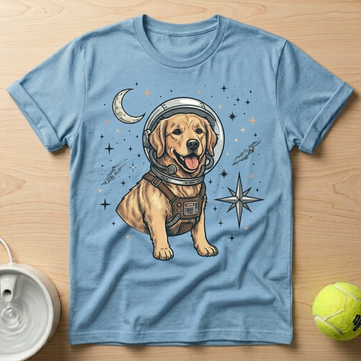 Golden Retriever x Spacedogs - T-Shirt