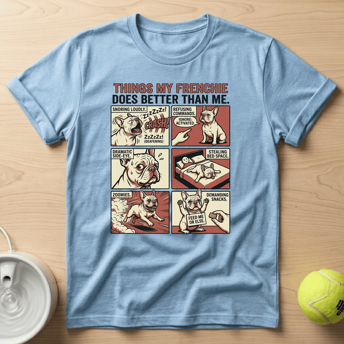 French Bulldog x Comic Strip - T-Shirt
