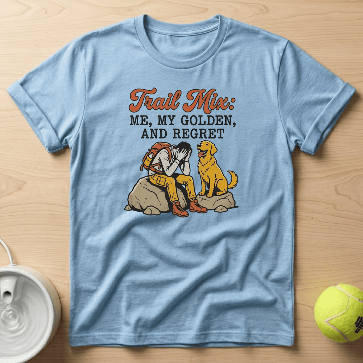 Golden Retriever x Trail Mix - T-Shirt