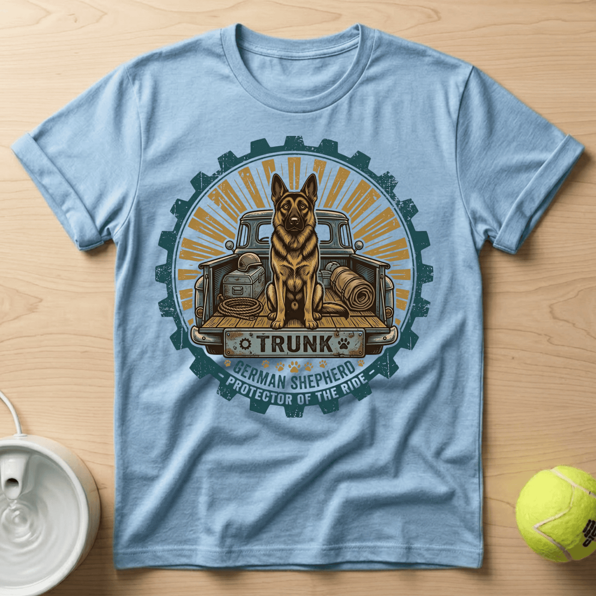 German Shepherd x Protector of the Ride - T-Shirt