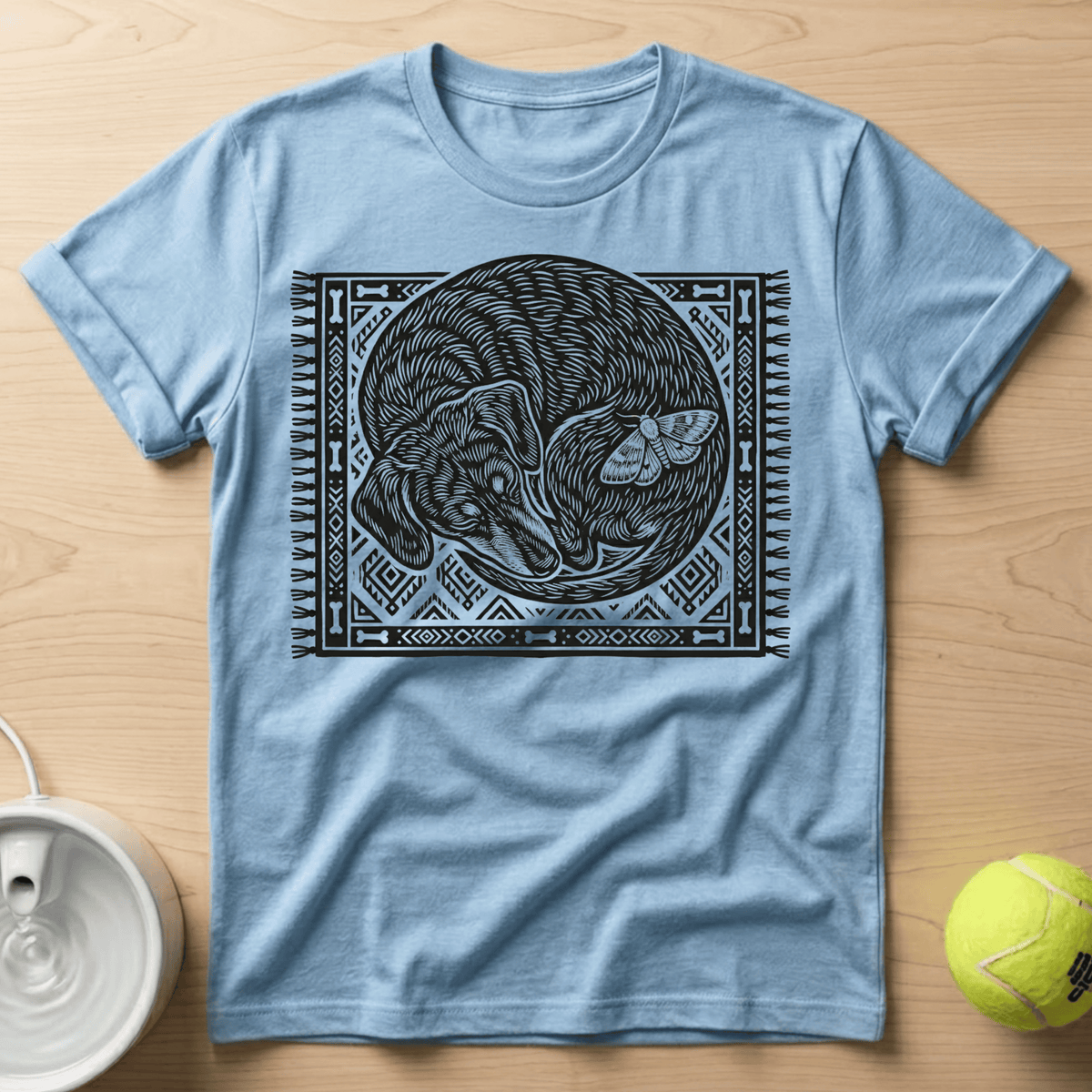 Dachshund x Linocut - T-Shirt