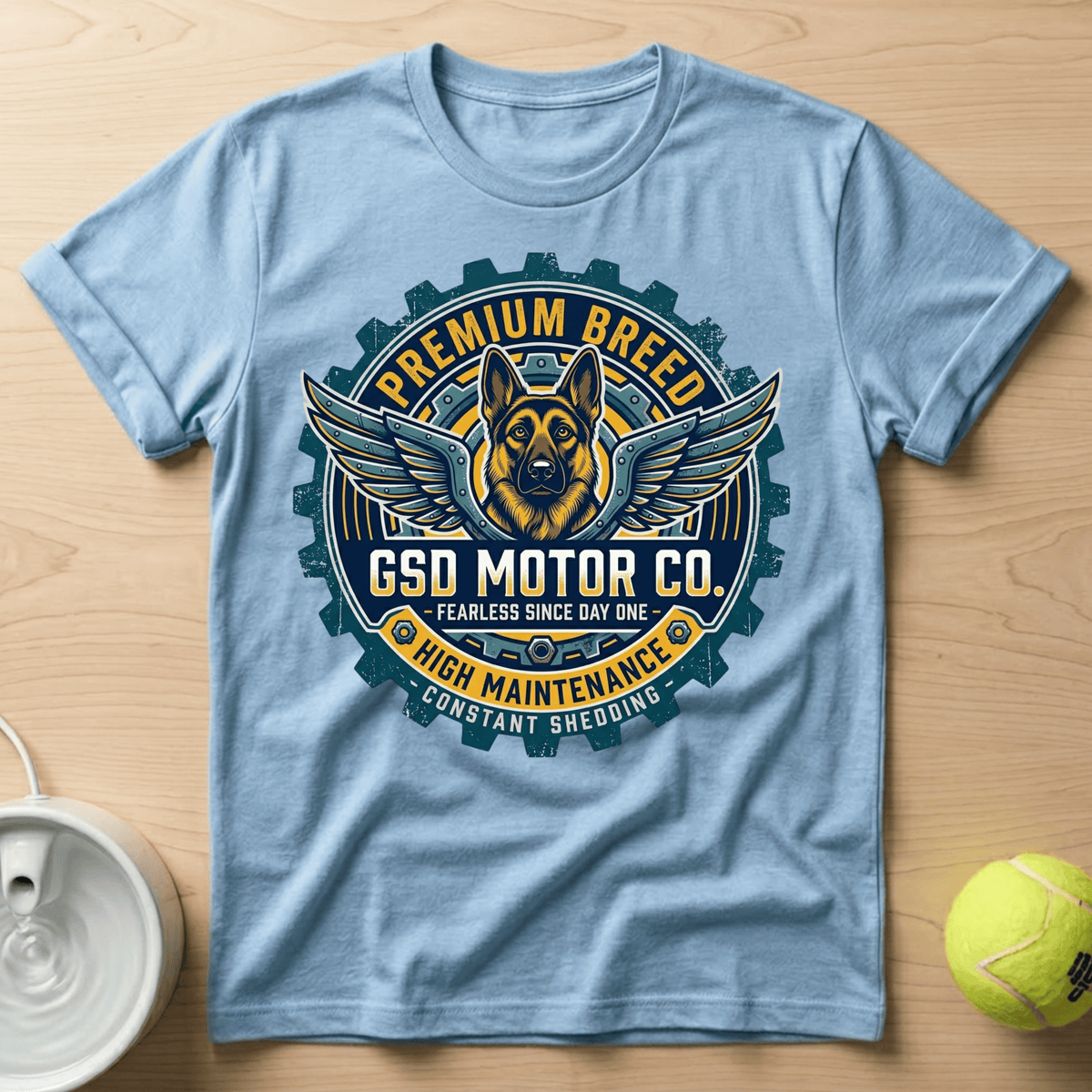 German Shepherd x GSD Motor - T-Shirt