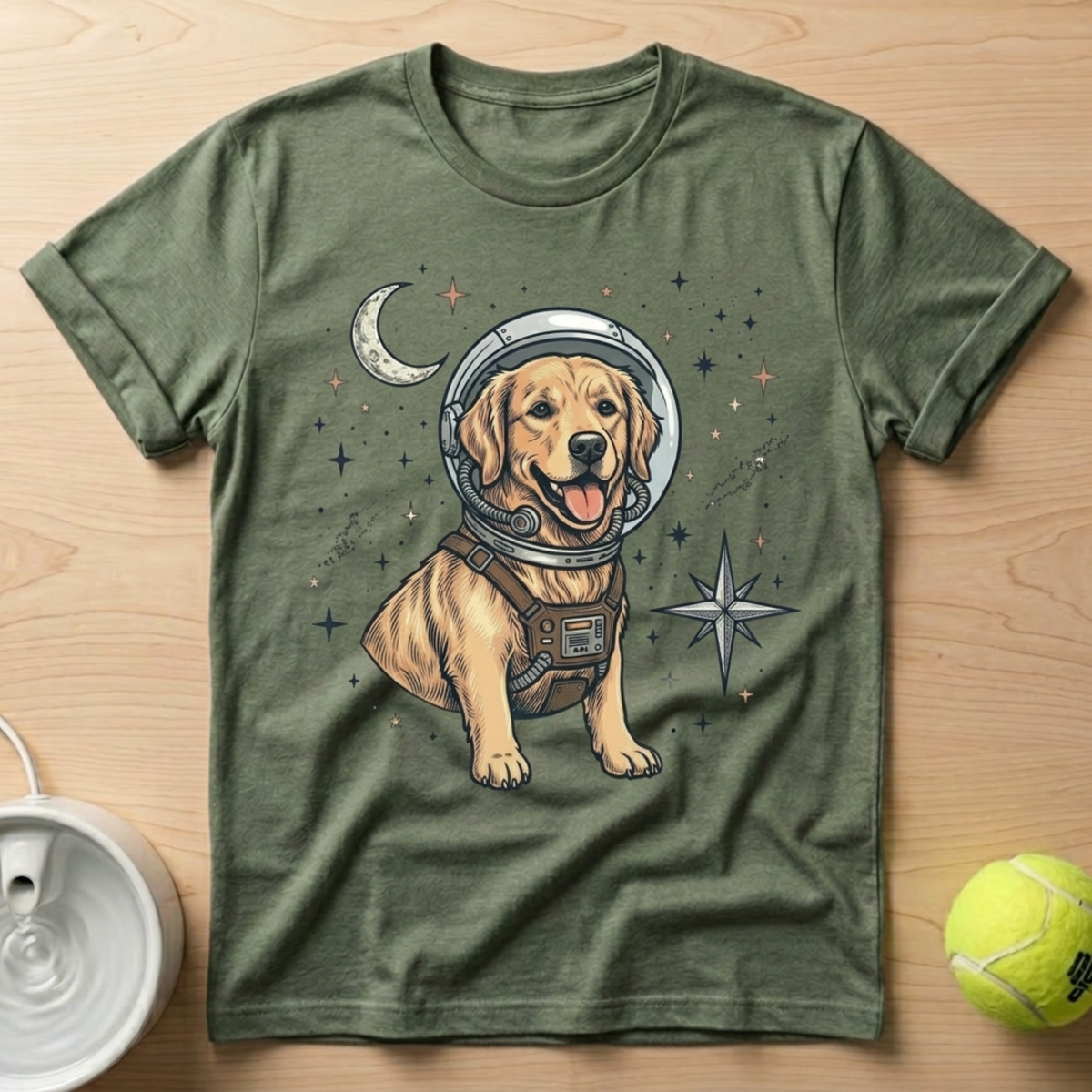 Golden Retriever x Spacedogs - T-Shirt