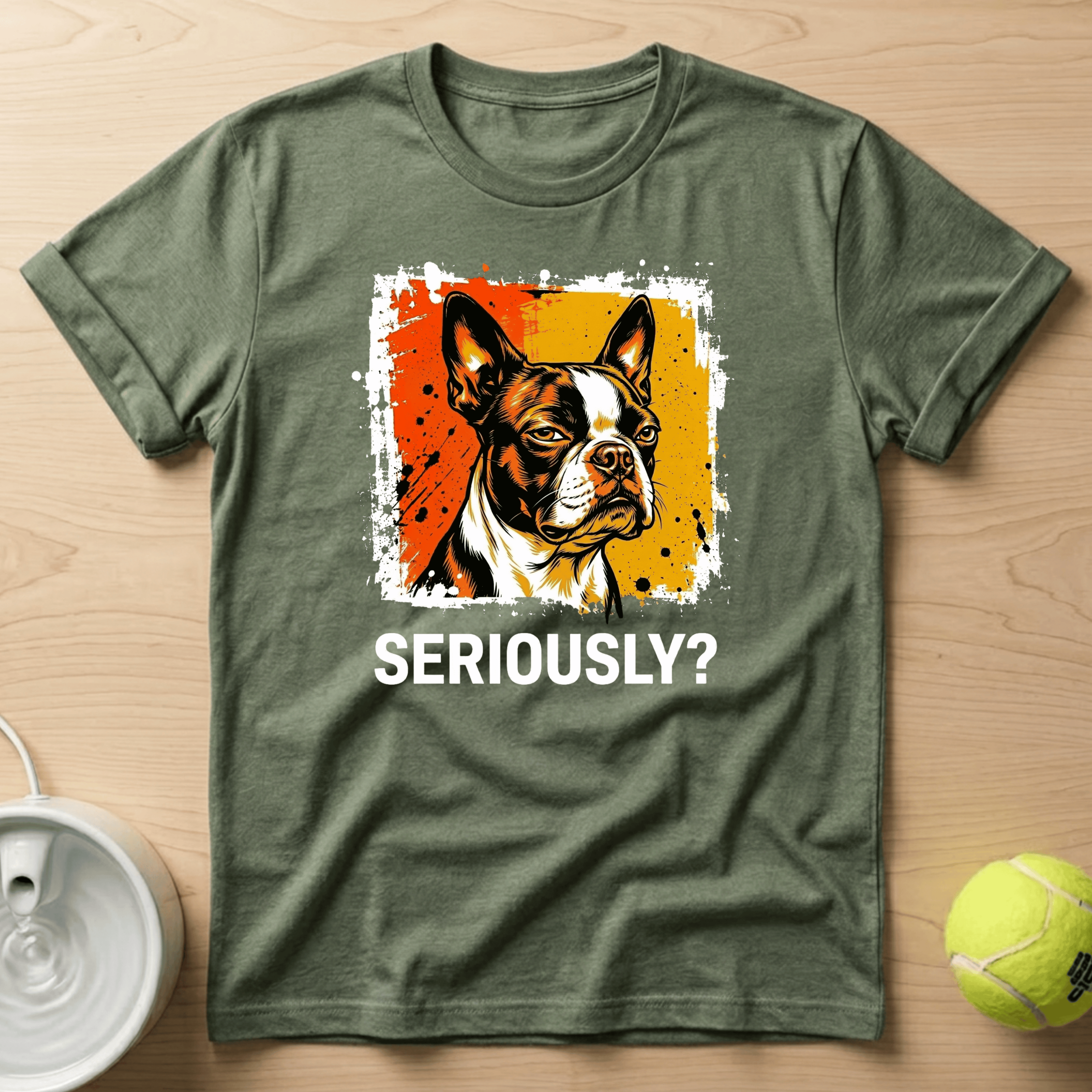 Boston Terrier x Seriously T-Shirt