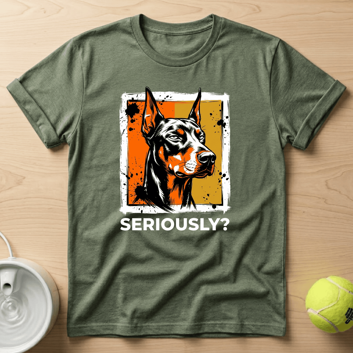 Doberman Pinscher x Seriously T-Shirt