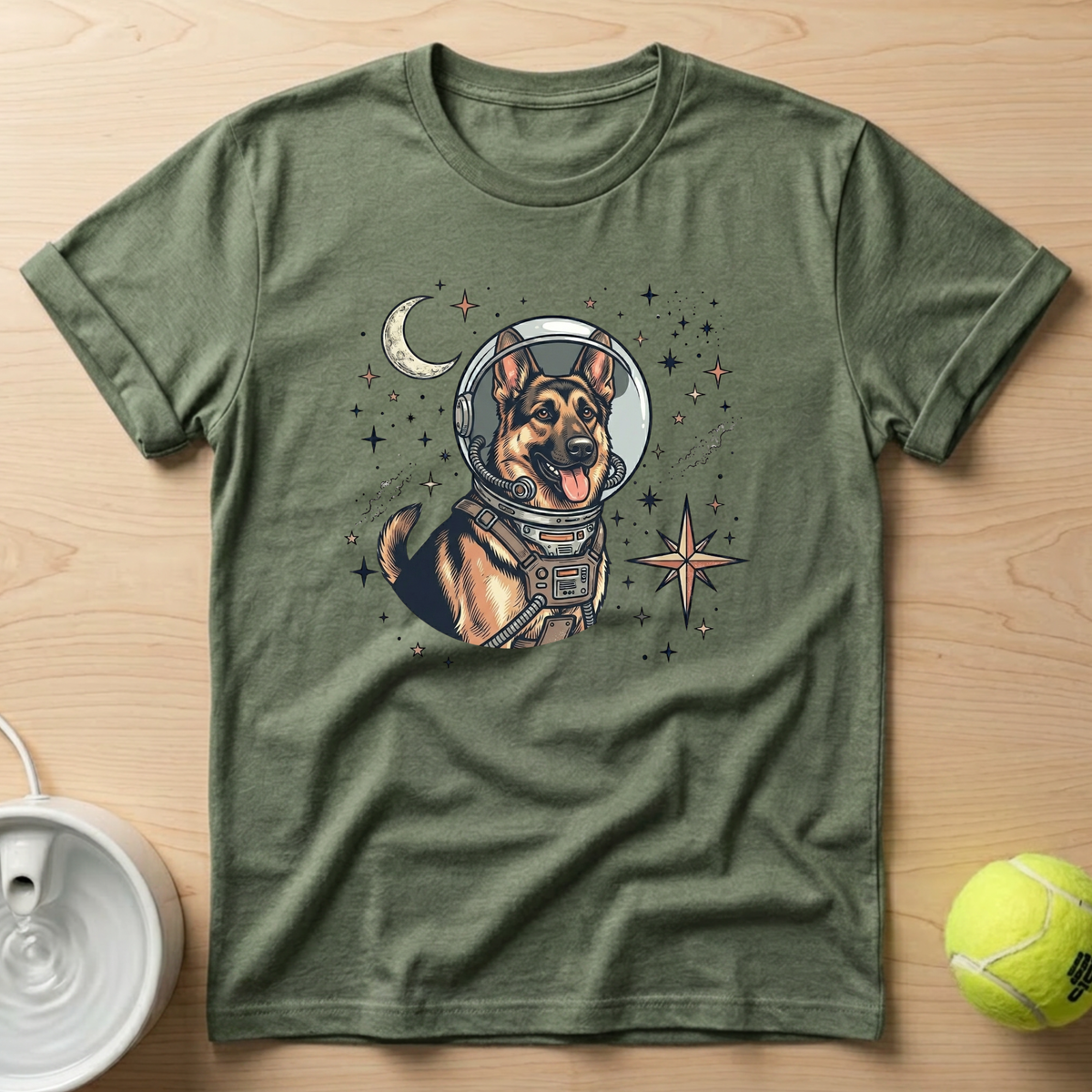 German Shepherd x Spacedogs - T-Shirt