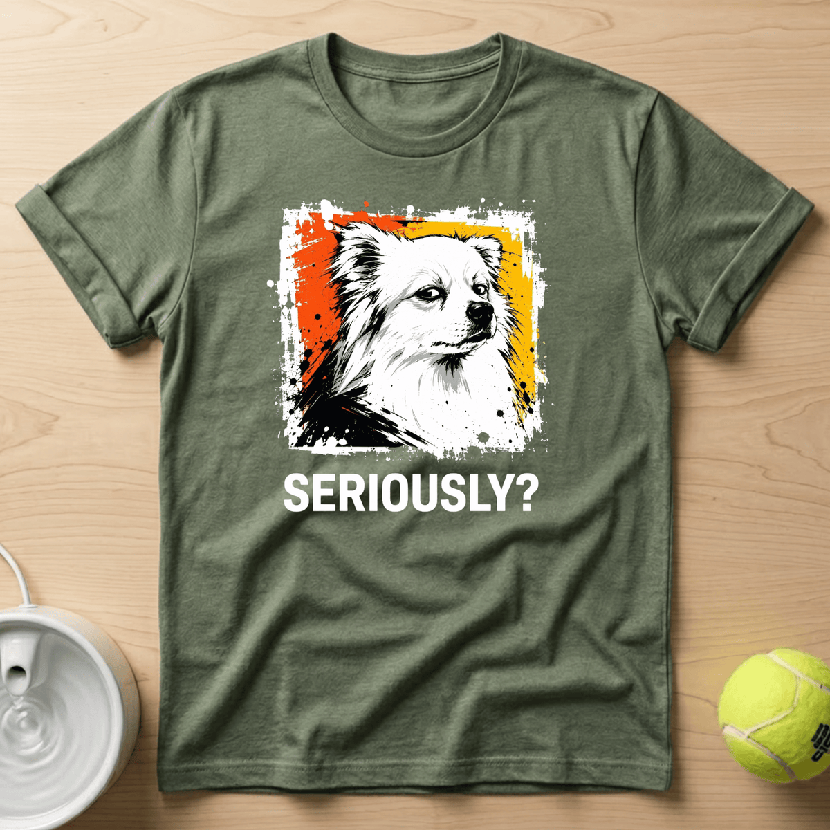 Japanese Spitz x Seriously T-shirt