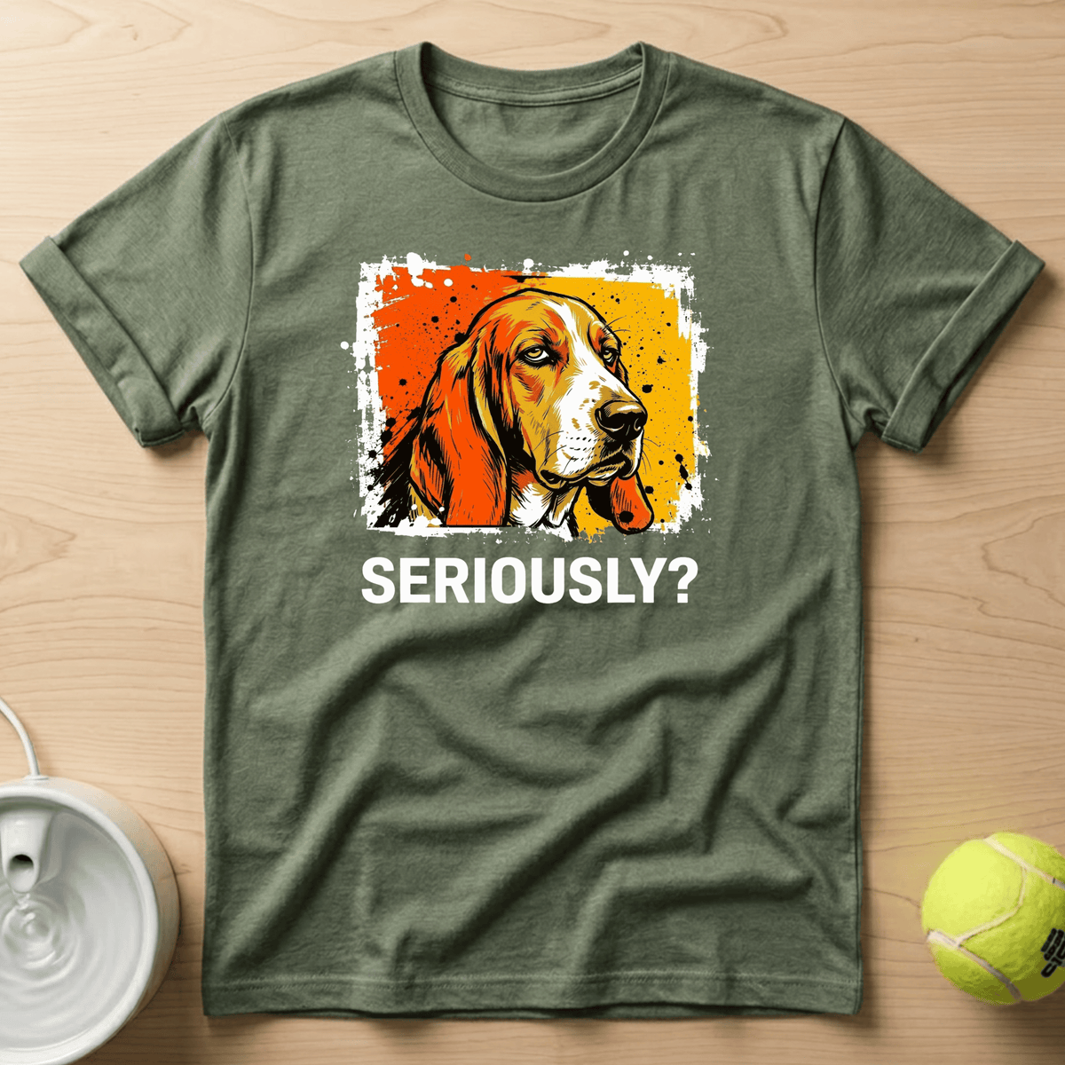 Basset Hound x Seriously T-Shirt