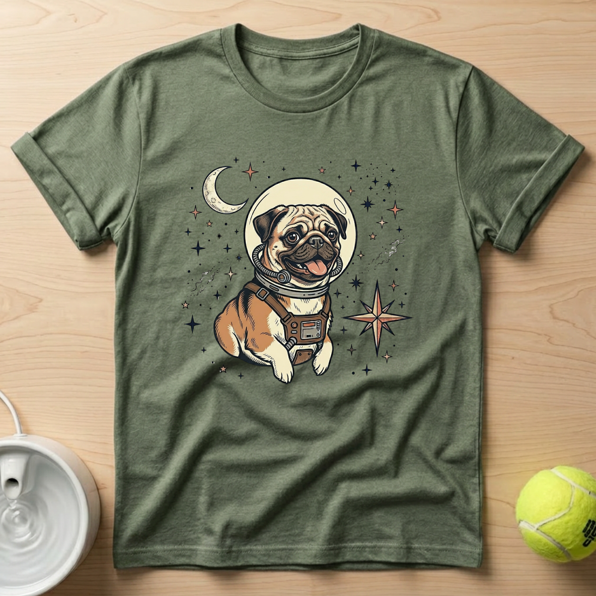 Pug x Spacedogs - T-Shirt
