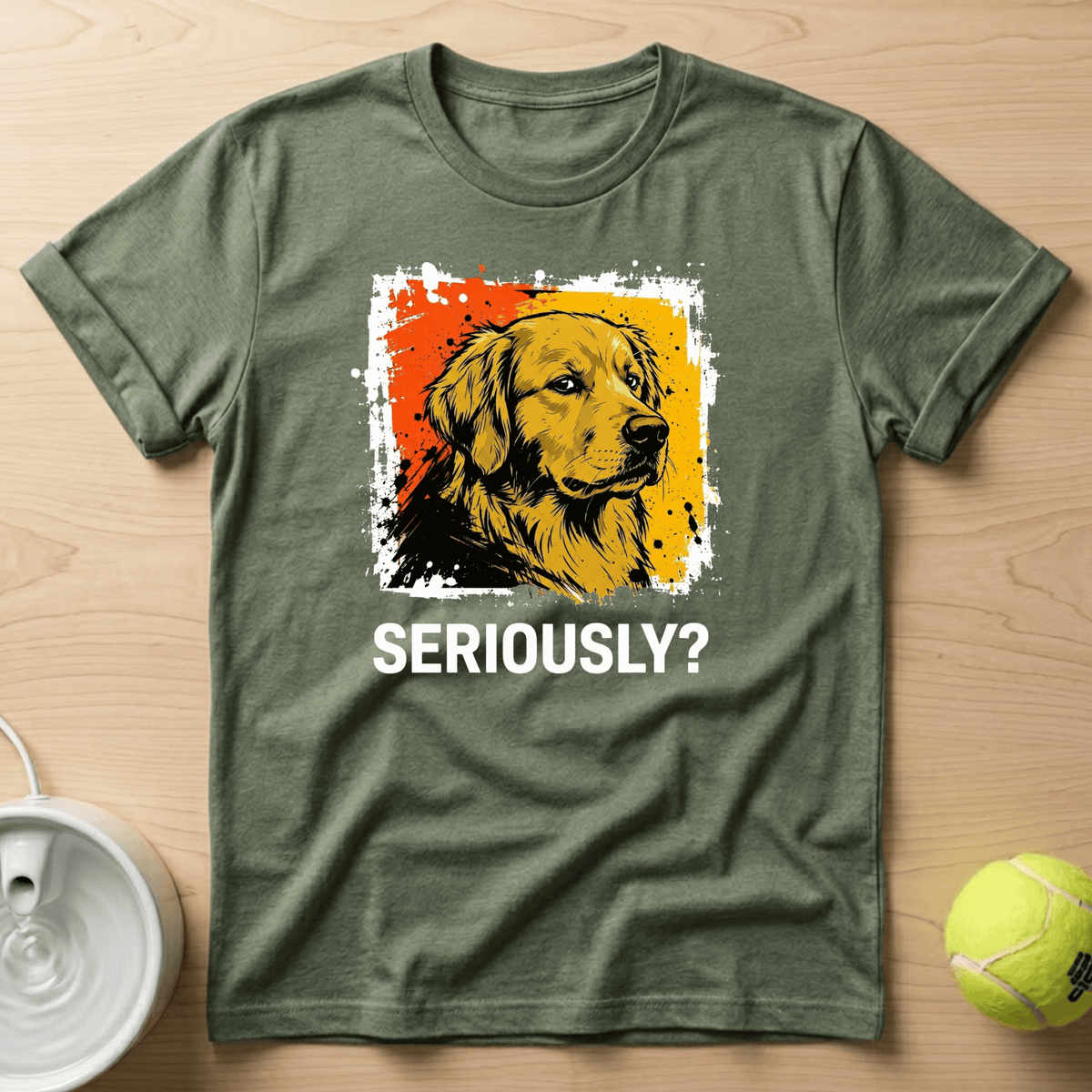 Golden Retriever x Seriously T-shirt