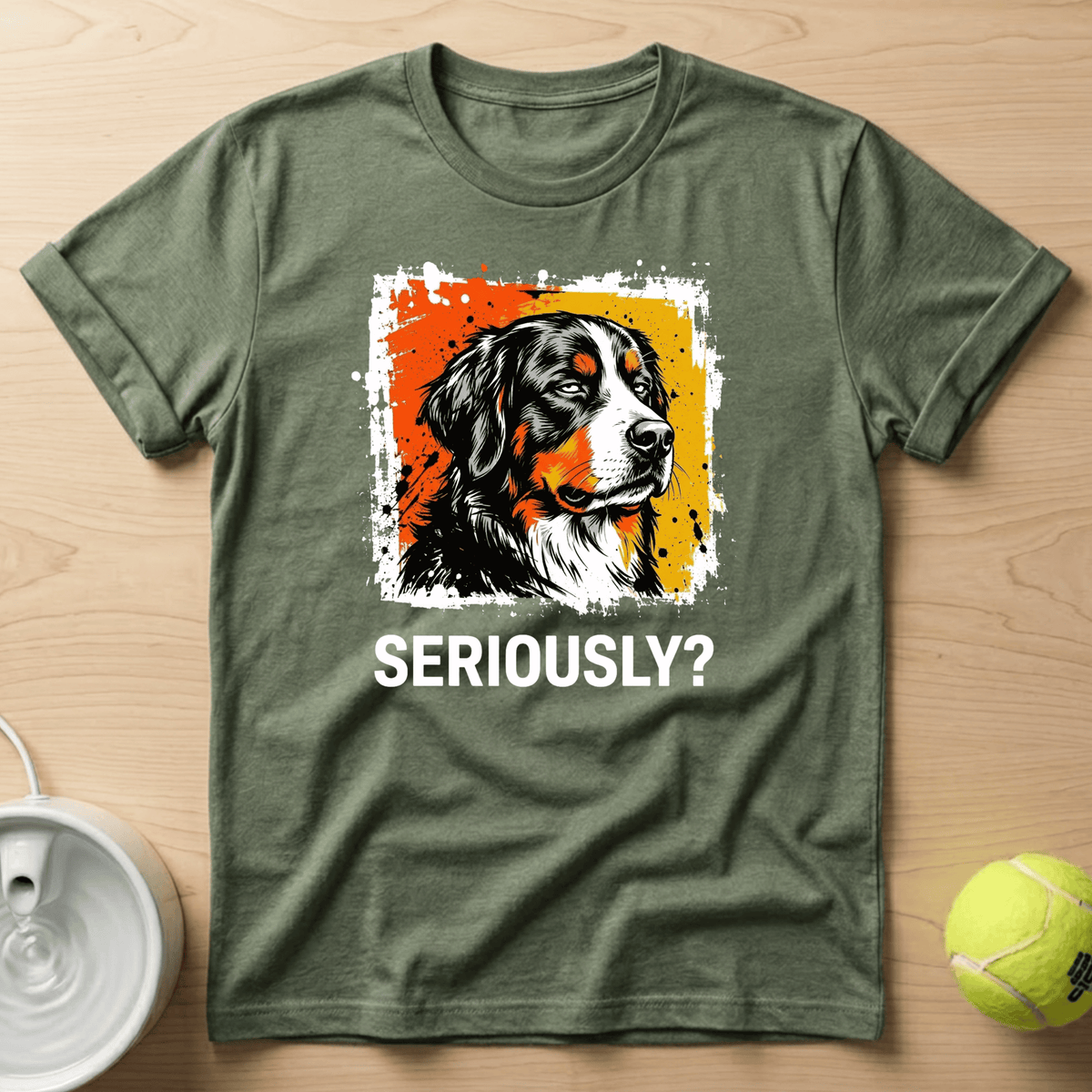 Bernese Mountain Dog x Seriously T-Shirt