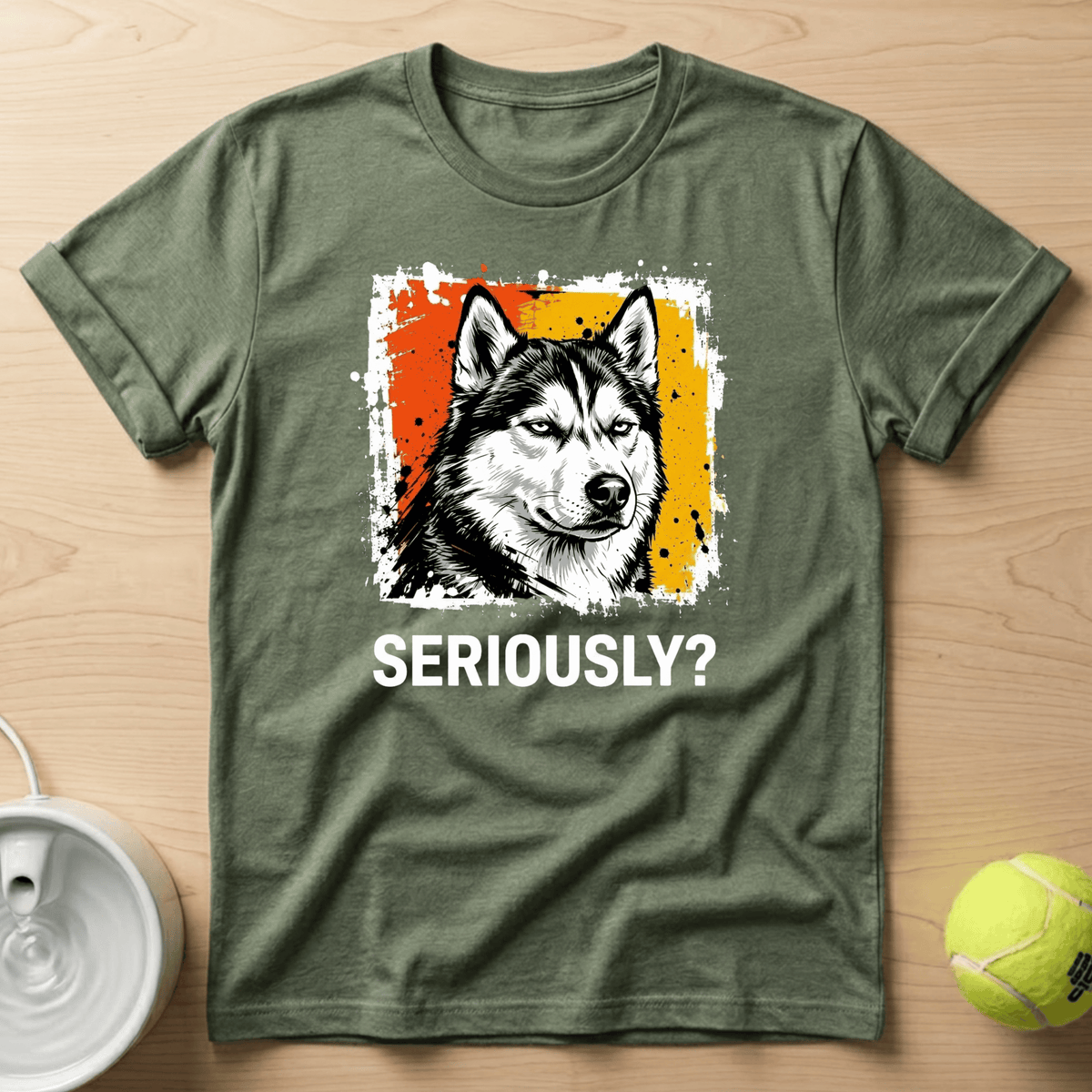 Siberian Husky x Seriously T-Shirt