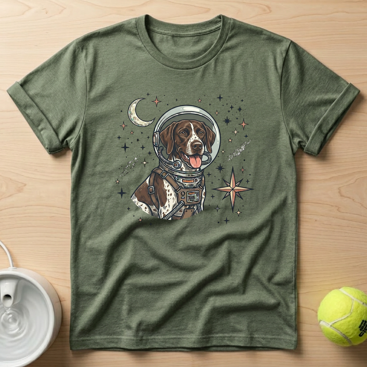 German Shorthaired Pointer x Spacedogs - T-Shirt