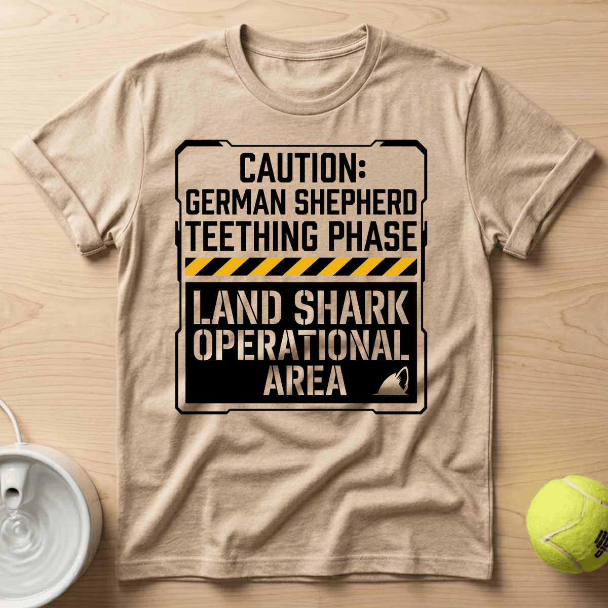 German Shepherd x Land Shark - T-Shirt