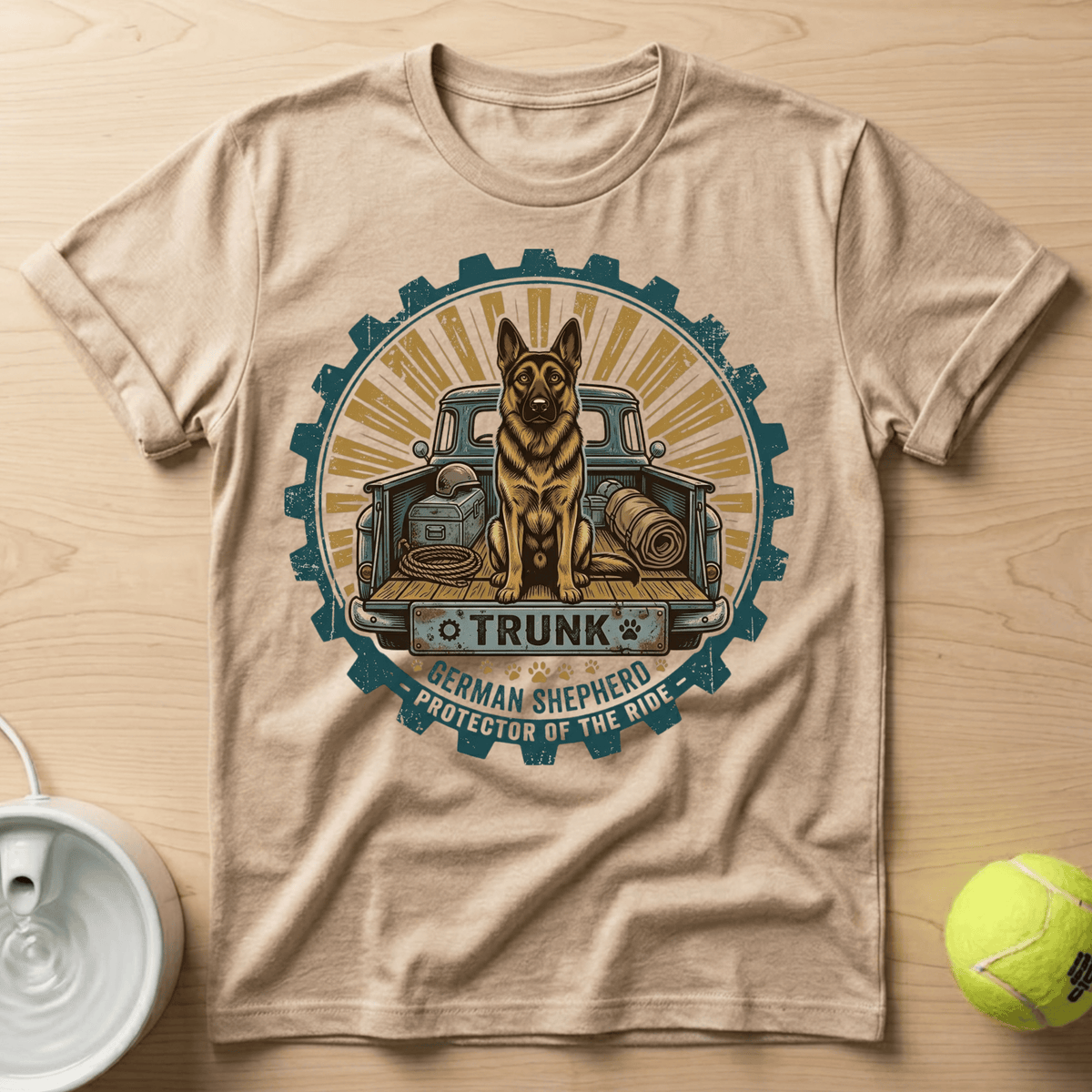 German Shepherd x Protector of the Ride - T-Shirt