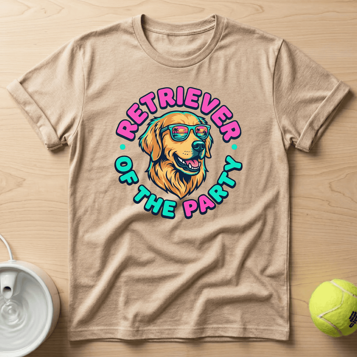 Golden Retriever x Retriever of the Party - T-Shirt