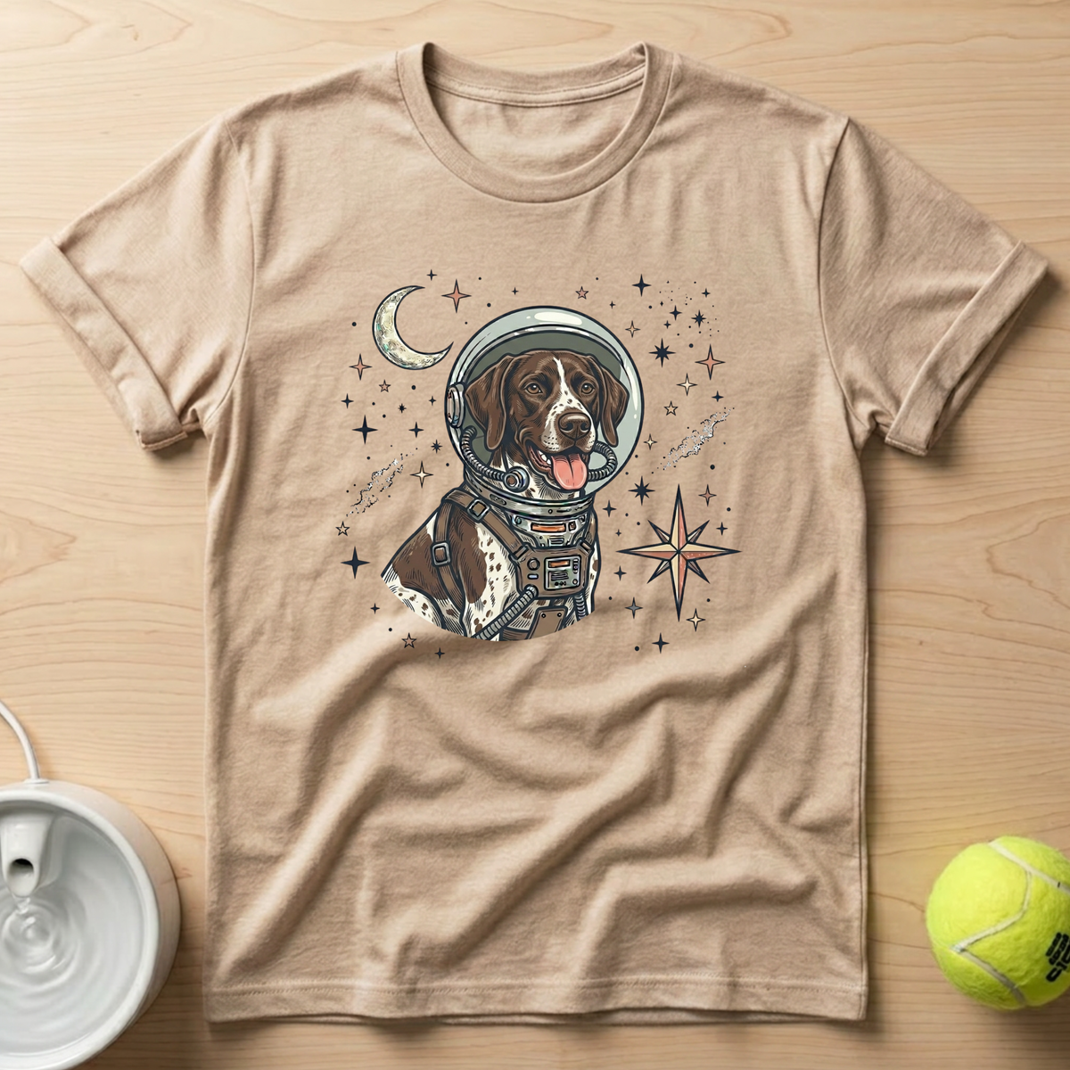 German Shorthaired Pointer x Spacedogs - T-Shirt