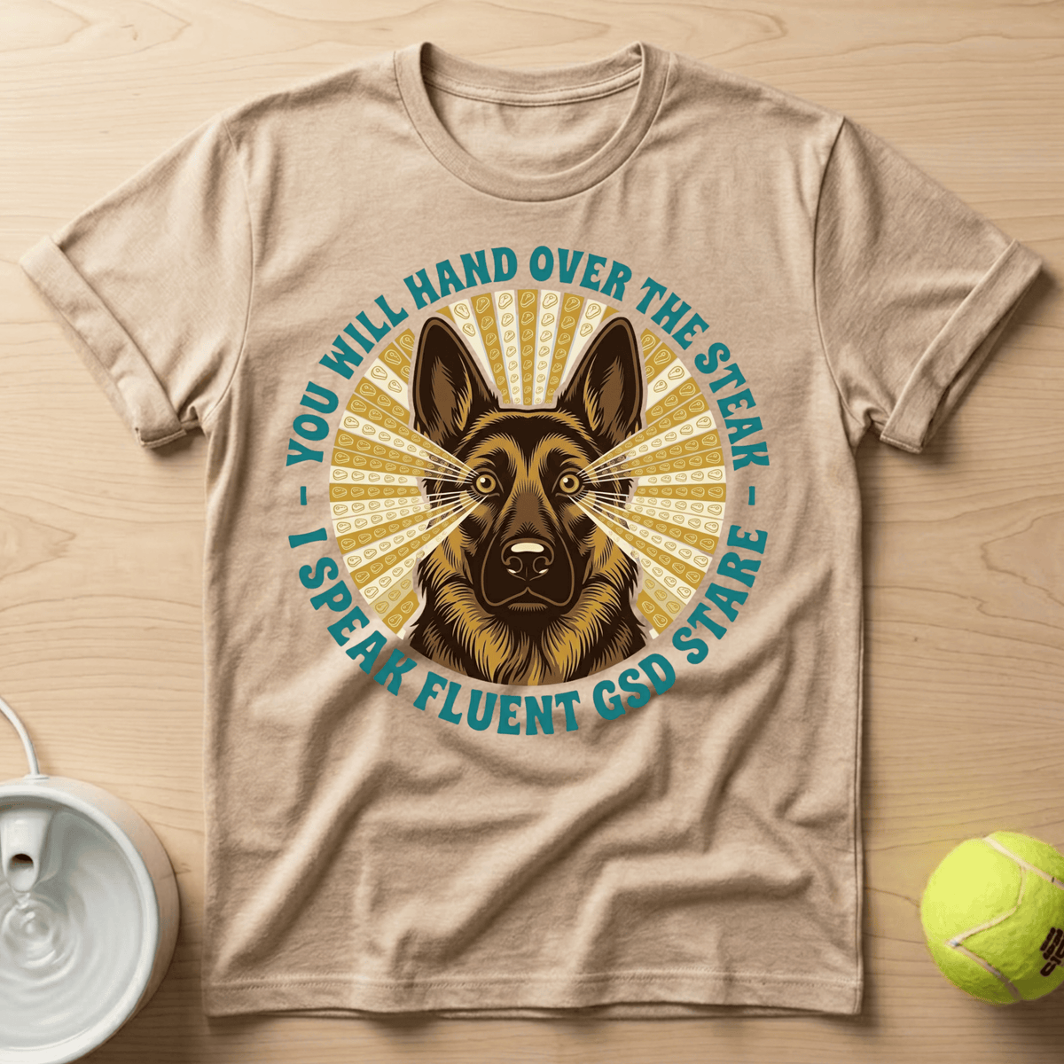 German Shepherd x I Speak Fluent - T-Shirt