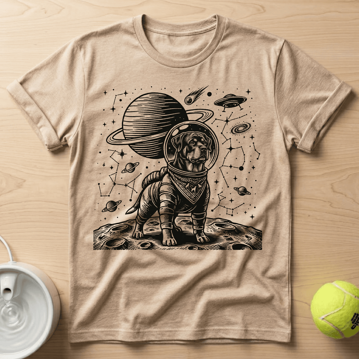 Rottweiler x Astronaut - T-Shirt
