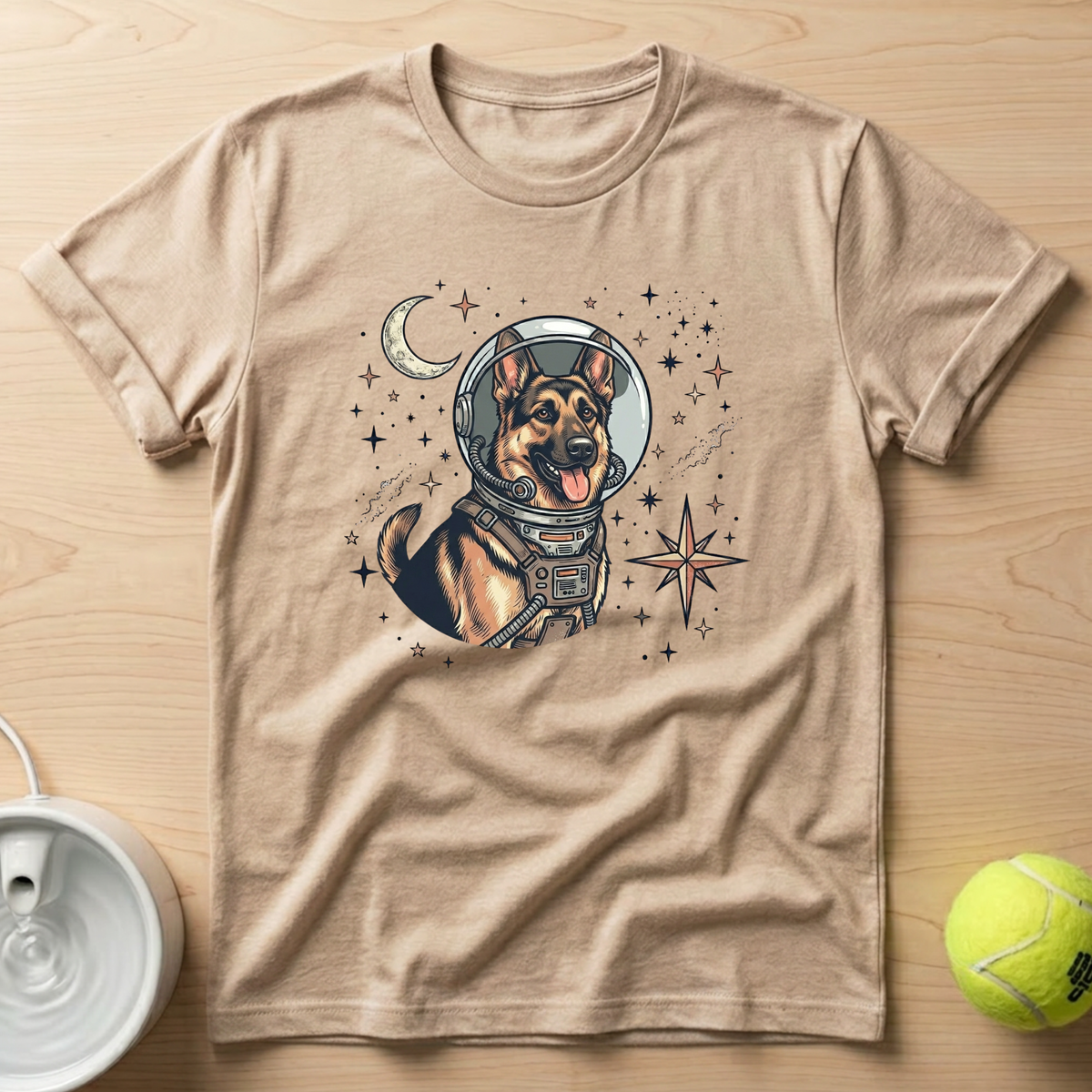 German Shepherd x Spacedogs - T-Shirt