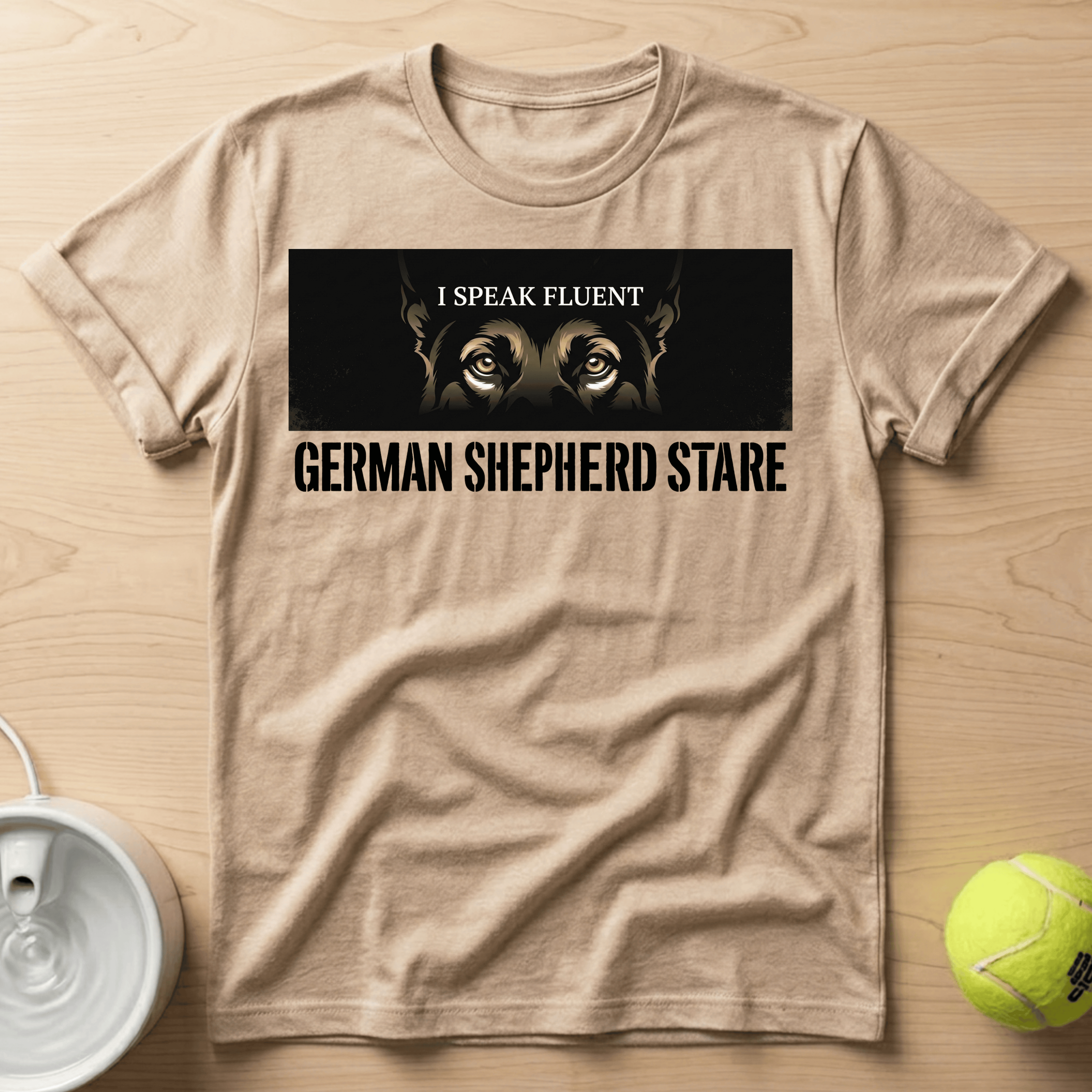 German Shepherd x I Speak Fluent - T Shirt