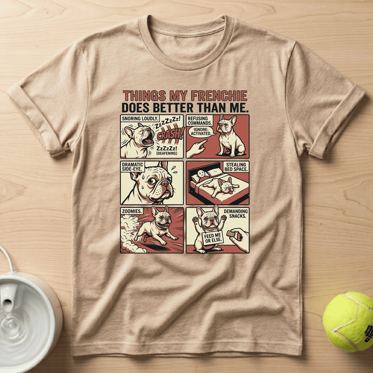 French Bulldog x Comic Strip - T-Shirt