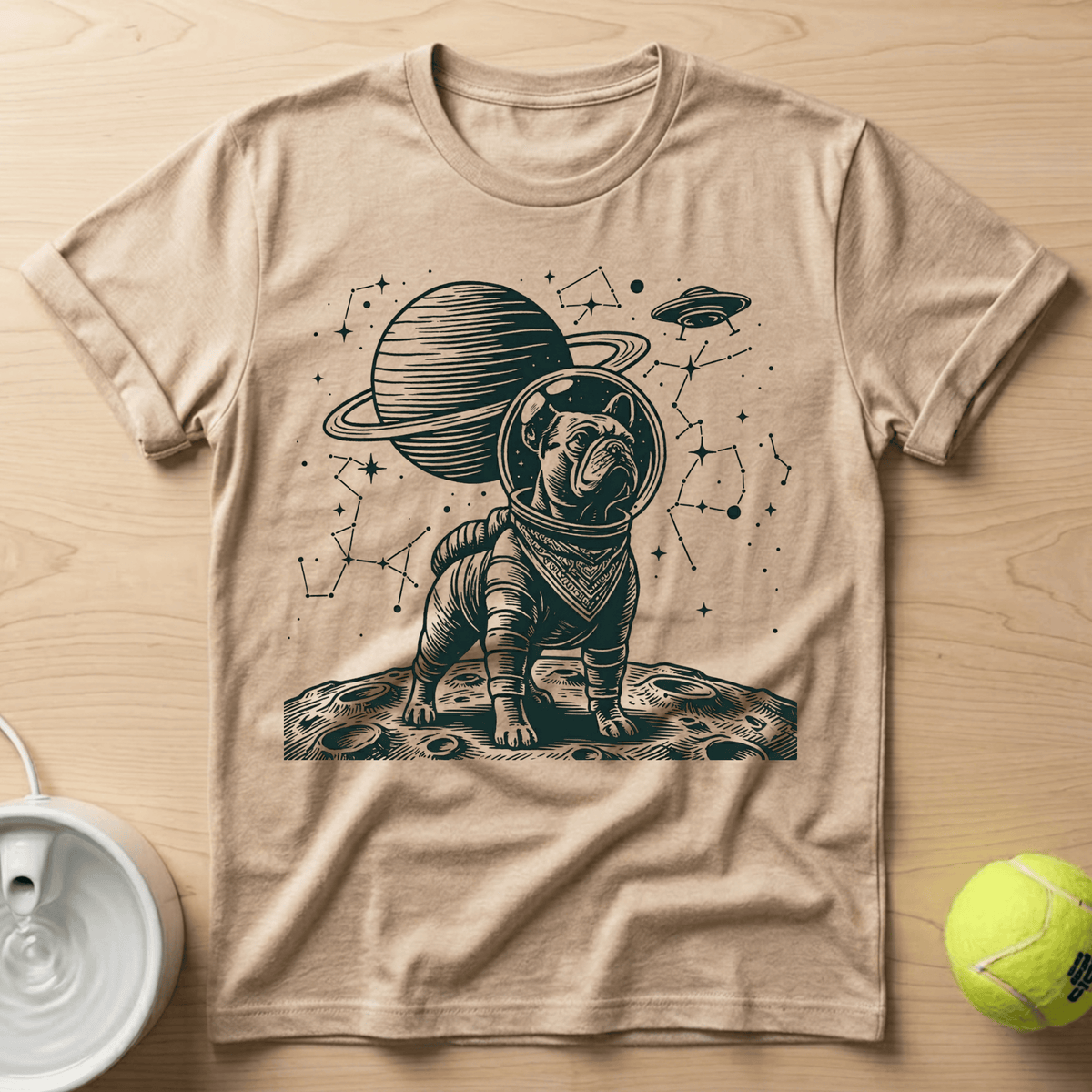 French Bulldog x Astronaut - T-Shirt