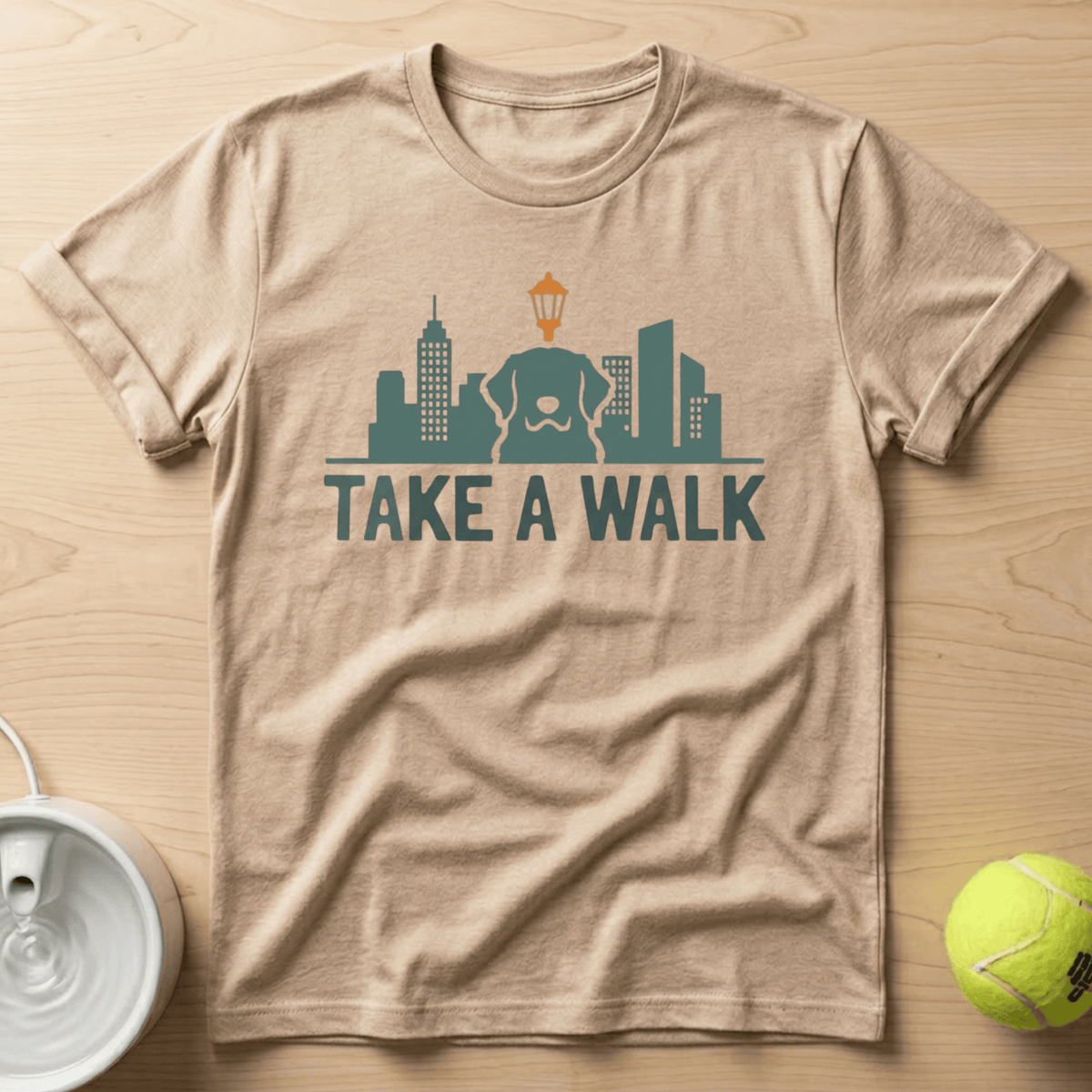 Golden Retriever x Take a walk - T-Shirt