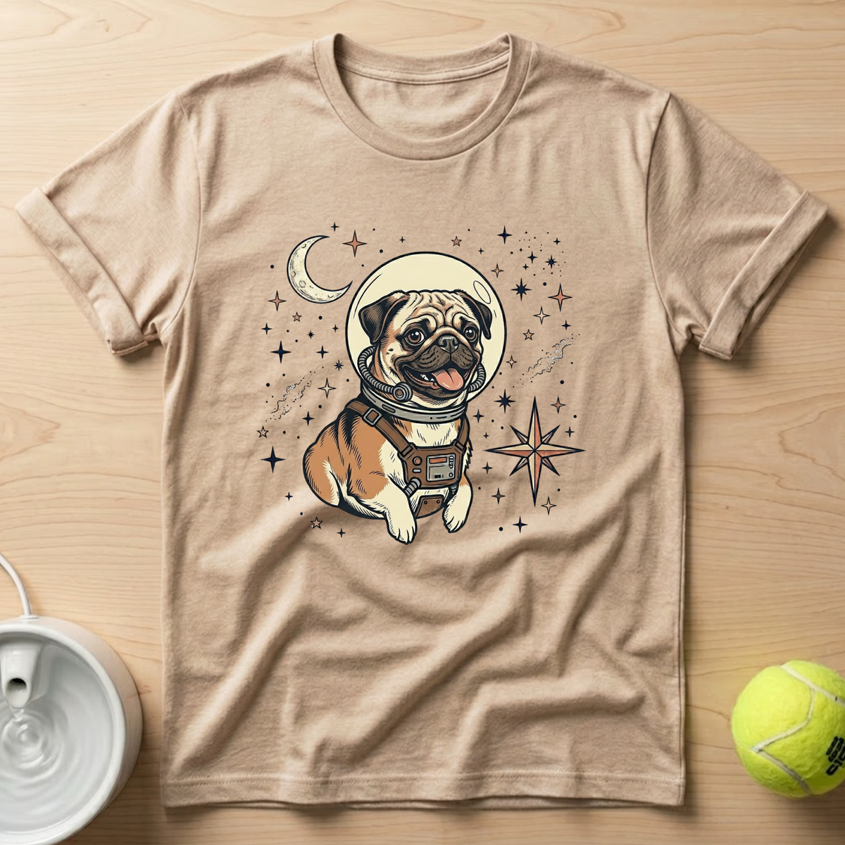 Pug x Spacedogs - T-Shirt