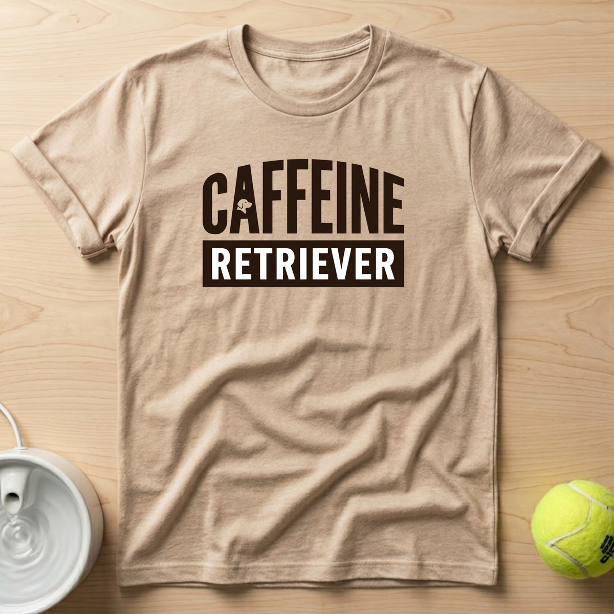 Golden Retriever x Coffee Retriever - T-Shirt