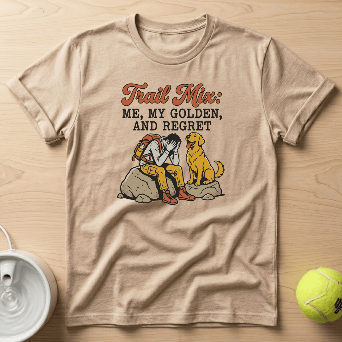 Golden Retriever x Trail Mix - T-Shirt