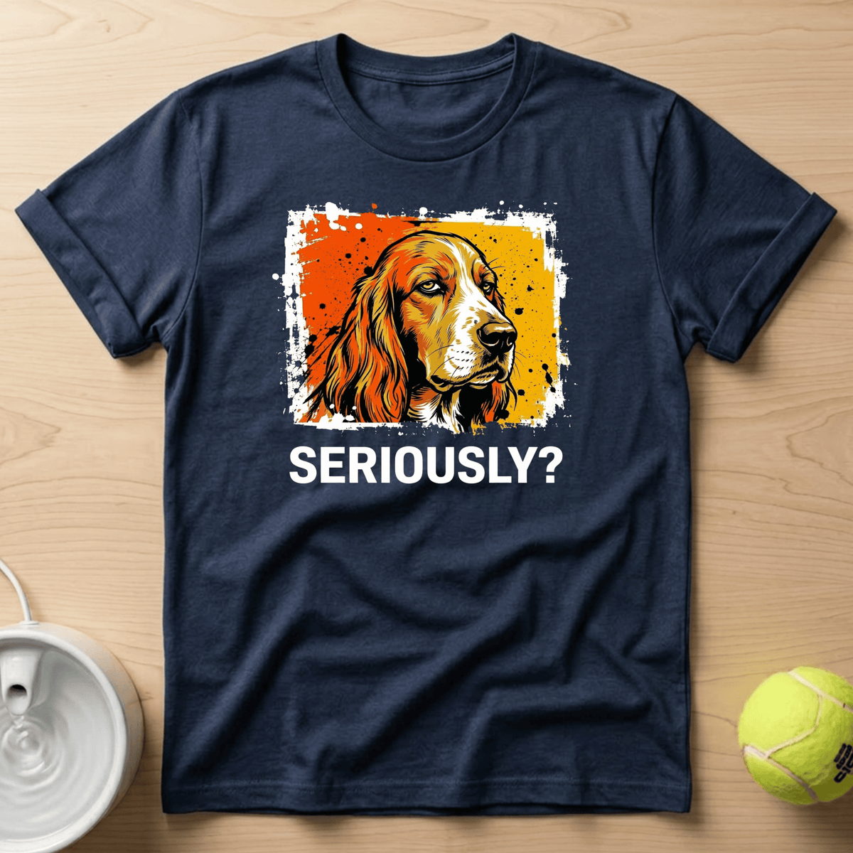 English Cocker Spaniel x Seriously T-Shirt