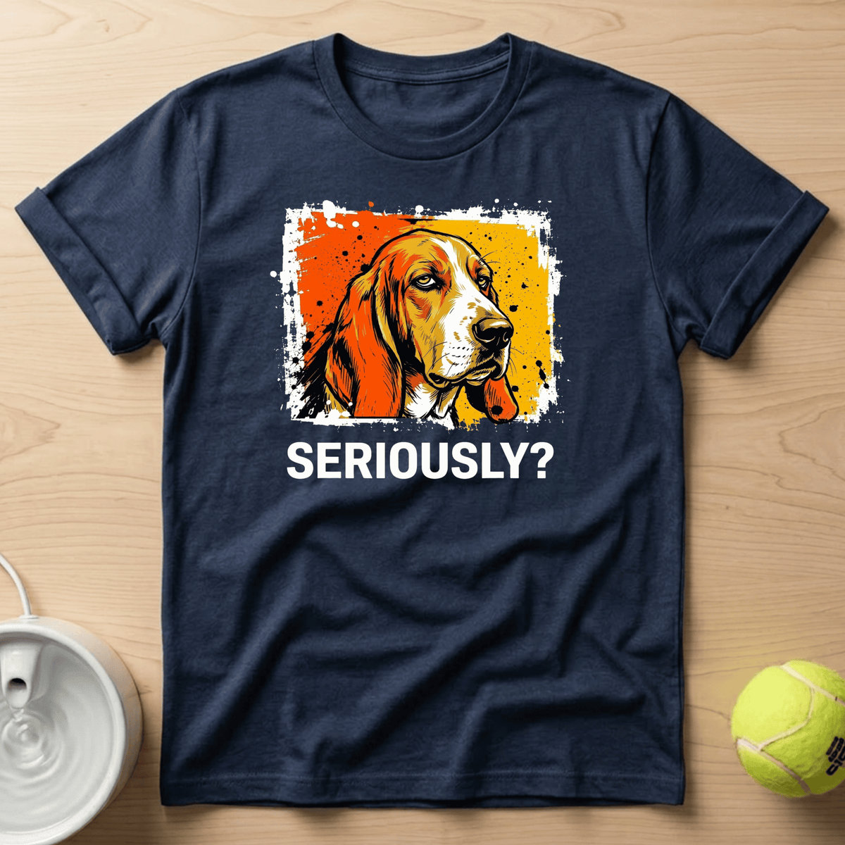 Basset Hound x Seriously T-Shirt