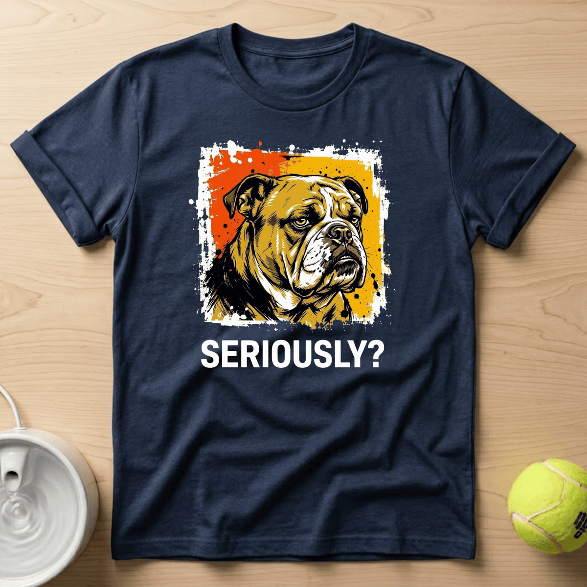 Bulldog x Seriously T-shirt