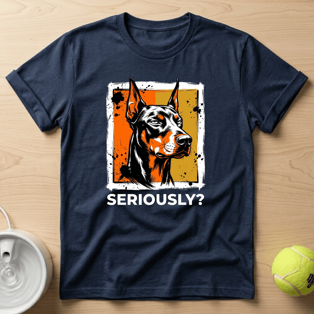 Doberman Pinscher x Seriously T-Shirt