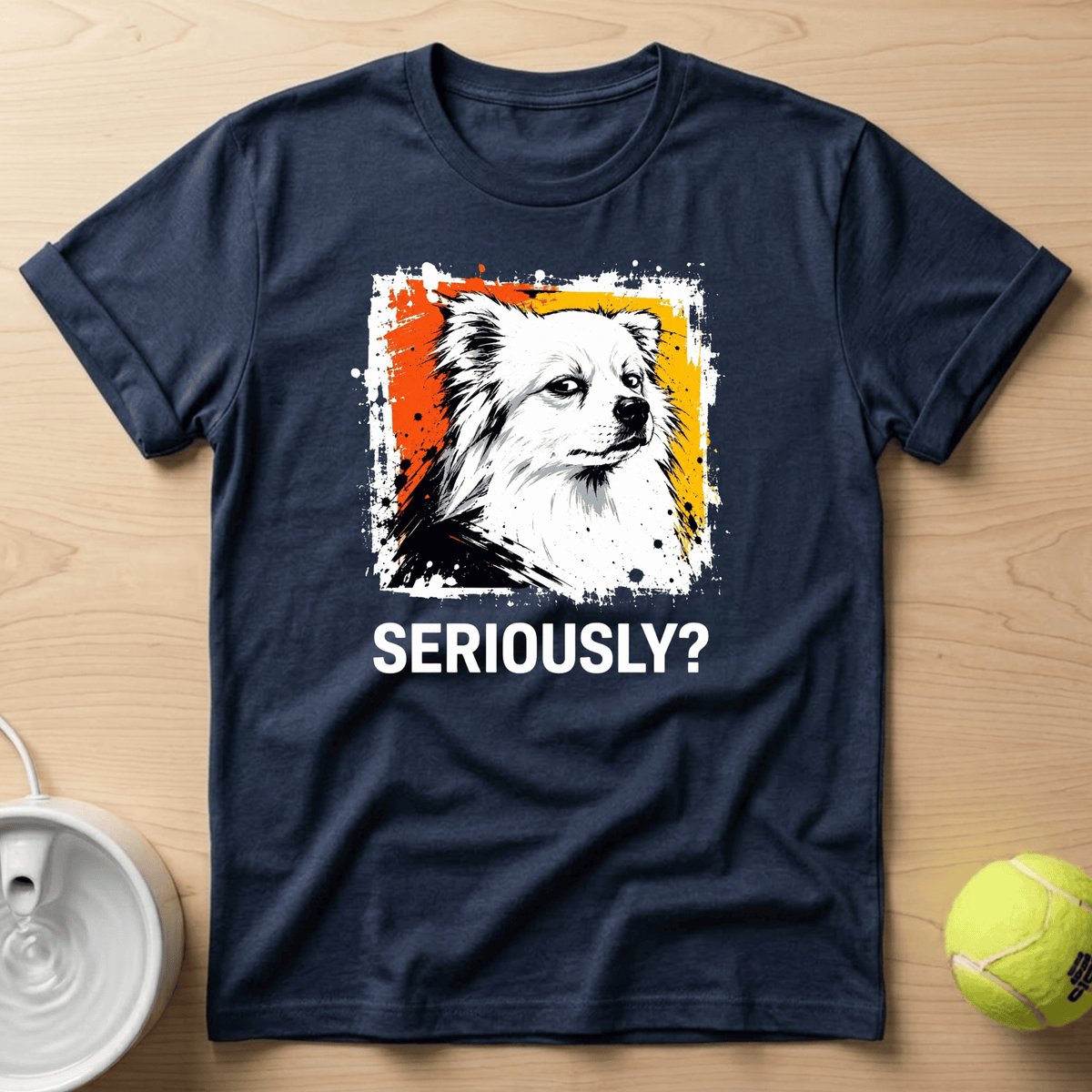 Japanese Spitz x Seriously T-shirt