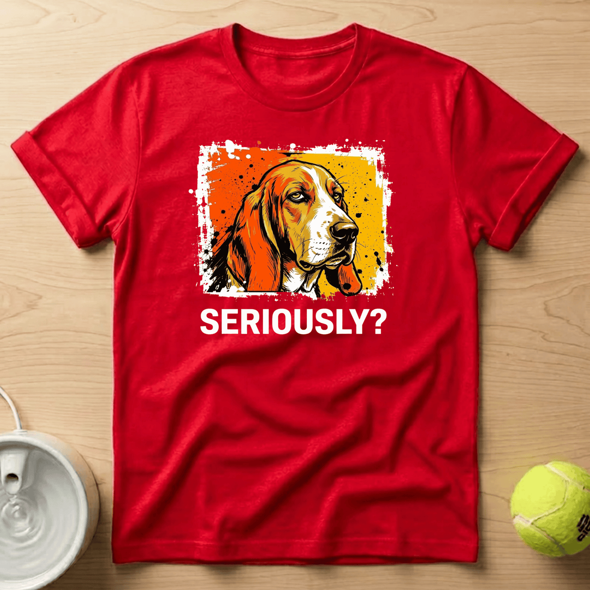 Basset Hound x Seriously T-Shirt