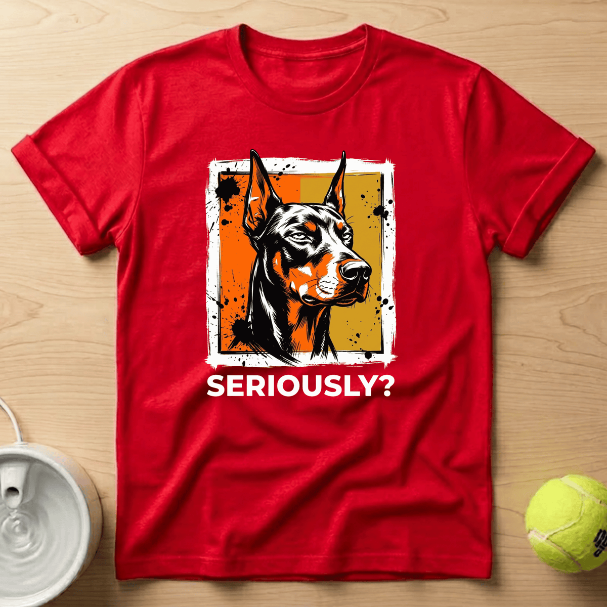 Doberman Pinscher x Seriously T-Shirt