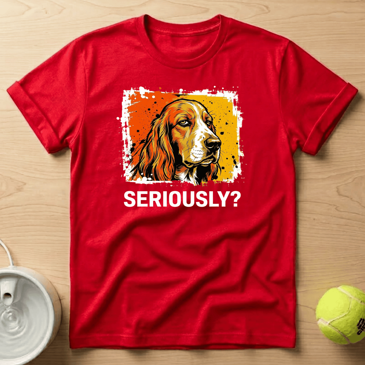 English Cocker Spaniel x Seriously T-Shirt